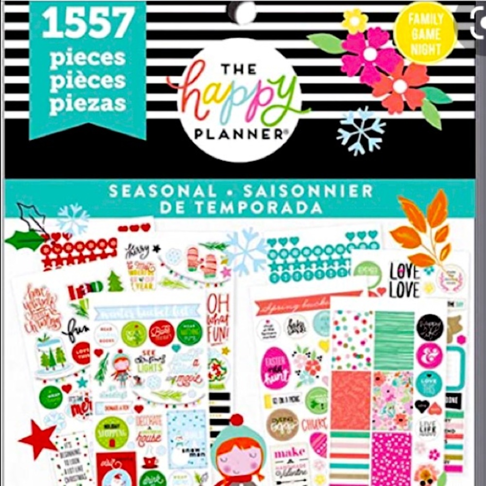 NIP Happy Planner Seasonal Value Sticker Book